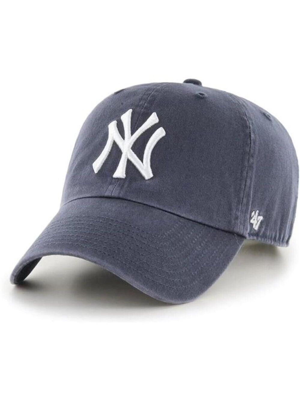 MLB Baseball Cap Adjustable Vintage Hat Navy Clean Up One Size Adult Hat
